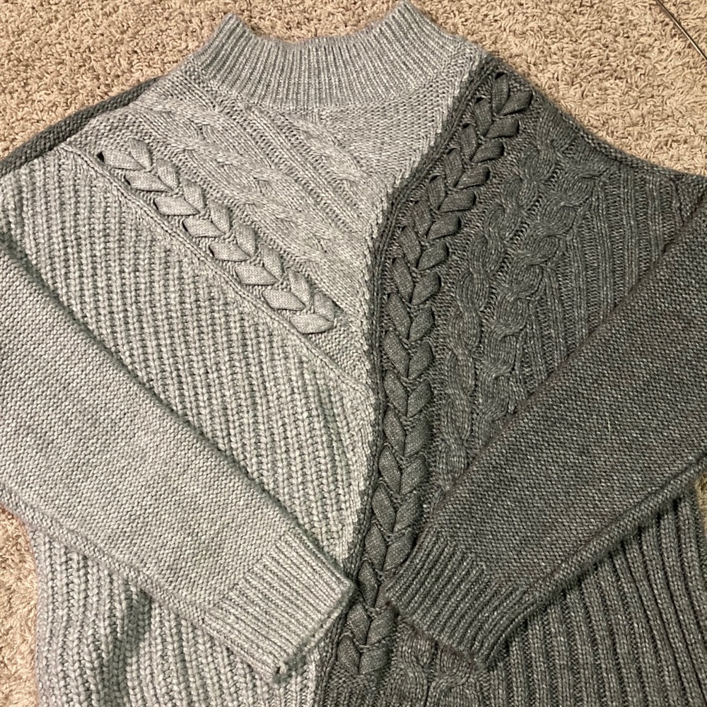 Oversized knit sweater